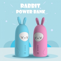 Portable Travel Size 3 USB Cute Mini 10000mAh Power Bank Pink/Blue Power Bank Charger