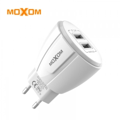 AUTO-ID 2.1A DUAL USB EU Plug Fast Wall Charger