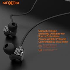 Newest Wireless Neckband Earphone Sport Handfree Headphones Magnetic Earphones MOXOM