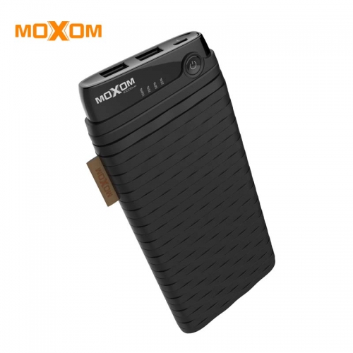MOXOM Power Bank 10000mAh 2.4A Dual USB Power Bank Portable Phone Charger For IOS & Android Fast Charging Power bank