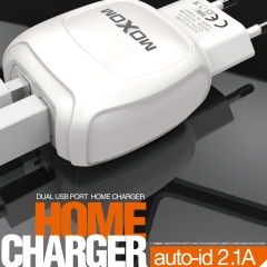 Good Price 2.1A Dual USB Wall Charger Android Phone Charger With Micro/Type C/Lighting Cable