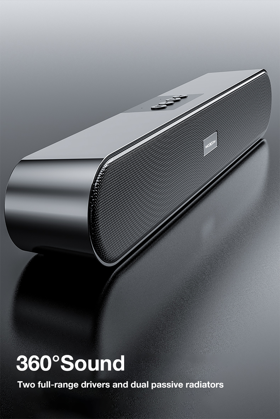 Home Theater 360 Wireless Stereo Bluetooth Speaker