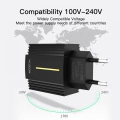 2USB Metal Line 2.4A Fast Charging Safe Fireproof Home Charger