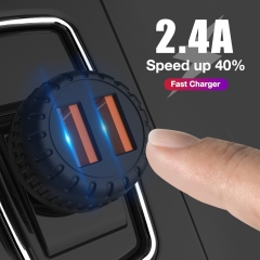 Ultra Power 2.4A Fast Charging 2USB Port Car Charger