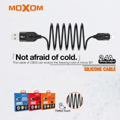 NEW MOXOM Items 2.4A 100cm Micro USB Cable Bulk for Android Unbreakable Charging Data Cables