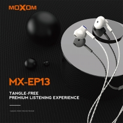 MOXOM EP13 1.2M 3.5mm Hifi Volume Control Wired Earphone With Mic