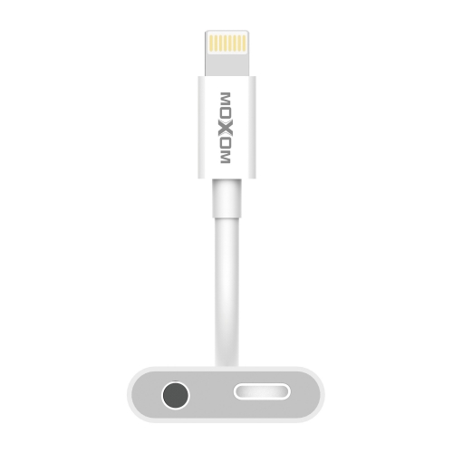 Lightning to 3.5mm+Charge Adapter
