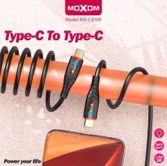 60W LED Data Cable Type-C To Type-C 1.5m/5ft