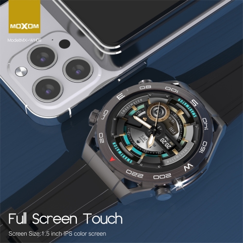 MOXOM High Quality Sports IP68 Heart Rate Music Sports Wireless Call Multi Language Smart Watch