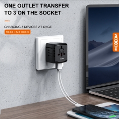 Multi-Nation Travel Adapter with USB charger