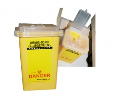 Yellow Sharps Container