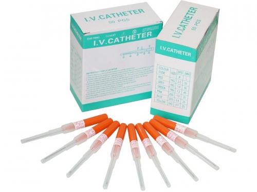 50pcs 14G Sterilized I.V Cannula Needles