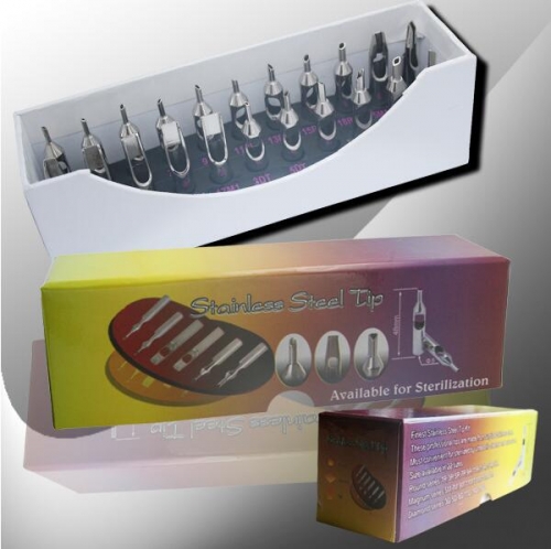 Stainless steel Tattoo Tips Kit