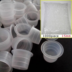 1000pcs White Tattoo Ink Cups #15MM