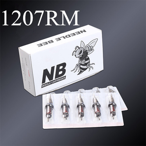 40pcs Hawk Cartridge Needles with Membrane 1207RM of 2box