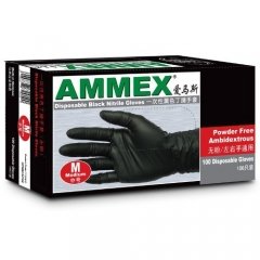 100pcs AMMEX Professional Tattoo Nitrile Gloves