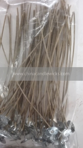 8'Brown High Quality Hemp Candle Wick With Natural Beeswax Coating 100pcs/bag