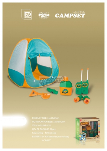 Camping tent set