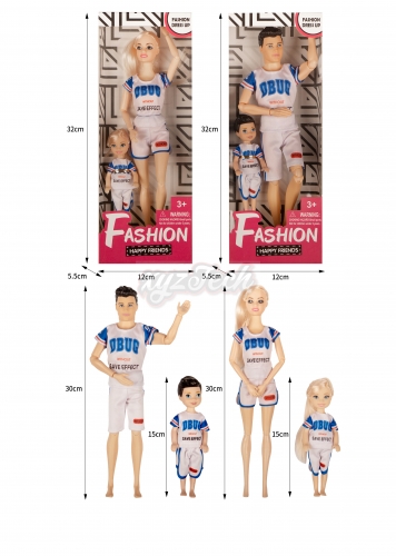 12"+11.5"+5.5" Doll family