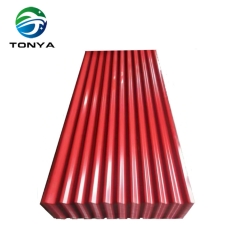 Color Coated Corrugated Steel Roofing Sheets