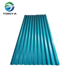 Color Coated Corrugated Steel Roofing Sheets