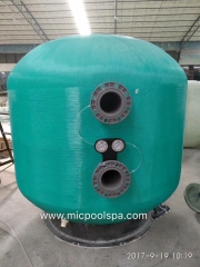 Commercial Sand filter for water treatment plant, public swimming pool