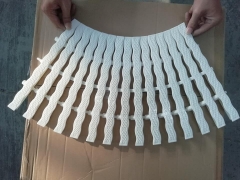 ABS and PP material swimming pool gutter grating for swimming pool white color 18cm/ 25cm / 30cm