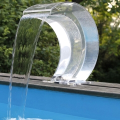 artificial waterfalls for garden swimming pools