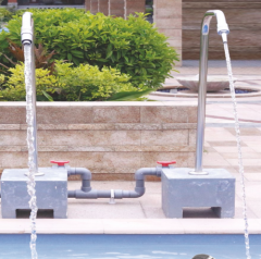 304# stainless steel material swimming pool massage impact spa equipment, outdoor used spa equipment with nozzles