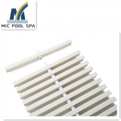 Swimming pool anti slip PVC grating Pool overflow ...