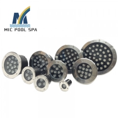 High reputation LED fountain ring light stainless steel waterproof LED underwater fountain light diving fountain LED light