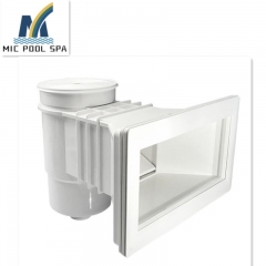 China factory swimming pool wide mouth skimmer, concrete cleaning maintenance kit skimmer pool pvc accessories