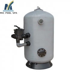 deep bed big swimming pool sand filter tank