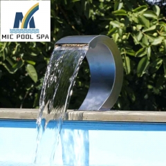 304# stainless steel material swimming pool spa pool equipment & waterfall for swimming pool & spa pool