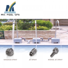 304# stainless steel material swimming pool massage impact spa equipment