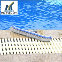 18''/45cm Deluxe Wall Brush w/polished Alu Back swimming pool cleaning accessories equipment