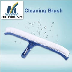 18''/45cm Deluxe Wall Brush w/polished Alu Back swimming pool cleaning accessories equipment