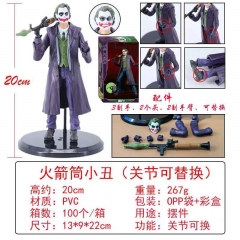20cm The Joker Cartoon Movable Anime PVC Figures