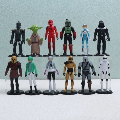 OPP Bag )2 Styles Star War The Mandalorian Cartoon Anime PVC Figures