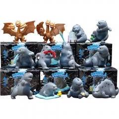 12PCS/SET 10CM Godzilla Cartoon Surprise Blind Box Anime PVC Figures