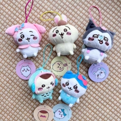 8cm 4 Styles Chiikawa Cartoon Anime Plush Toy Pendant