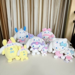 14CM 3 Styles Sanrio Cinnamoroll Cartoon Anime Plush Toy Pendant