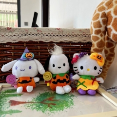 6 Styles Sanrio Hello Kitty Cartoon Anime Plush Toy Pendant