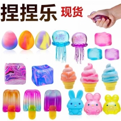 37 Styles Needoh Pressure Ball Slow Rebound Squeeze Fidget Toy Anti Stress Release Soft Sensory