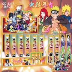 36PCS/SET Naruto Cartoon Stationery Anime Pen