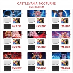 30*80cm 10 Styles Castlevania: Nocturne Cartoon Anime Mouse Pad