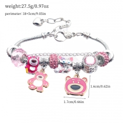 Lots-o'-Huggin' Bear Cartoon Alloy Anime Bracelets