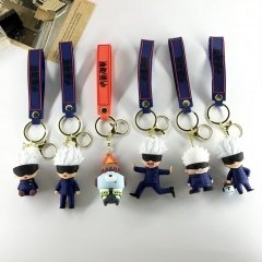 6 Styles Jujutsu Kaisen Cartoon Anime PVC Figure Keychain