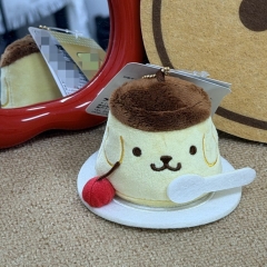 9cm Sanrio Pom Pom Purin Cartoon Anime Plush Toy Pendant