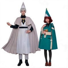 2 Styles 7 Sizes Witch Hat Atelier Cartoon Character Cosplay Anime Costume Set